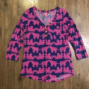 Lilly Pulitzer Palmetto Top in Pack Your Trunk